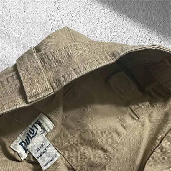 duluth trading flex fire hose cargo pants men’s 38x32 Beige relaxed fit outdoors - Picture 7 of 8